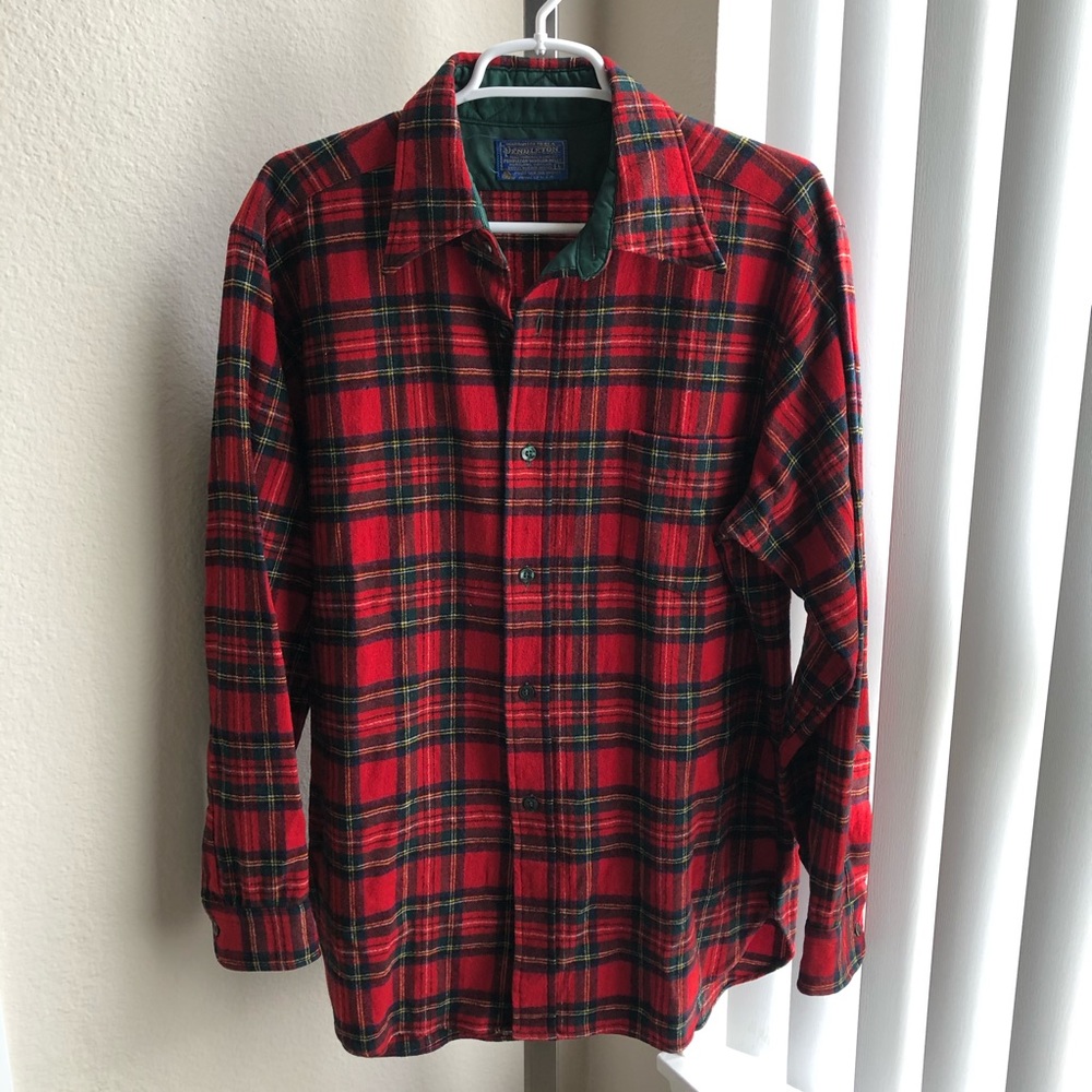 Vintage Pendleton Flannel Shirt Large